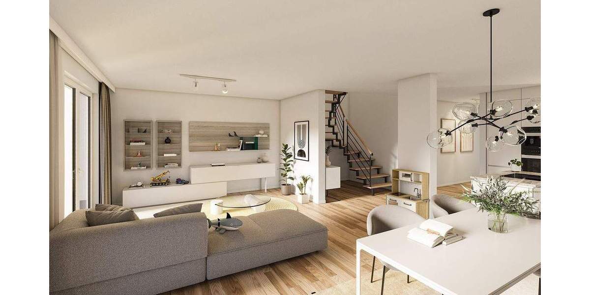 Perfekte Symbiose: Gemütlicher Neubau-Stil trifft auf zukunftssicheren KfW 55 Standard 4 zimmer