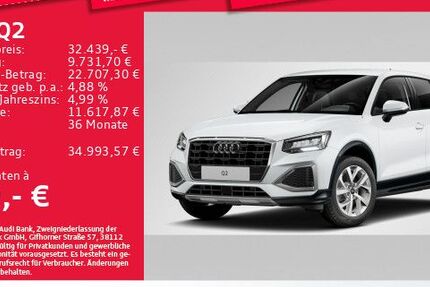 Audi Q2 6.984 km 32.439 &euro; Eching 85386