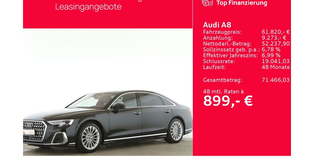 Audi A8 66.475 km 61.820 &euro; Seevetal 21217