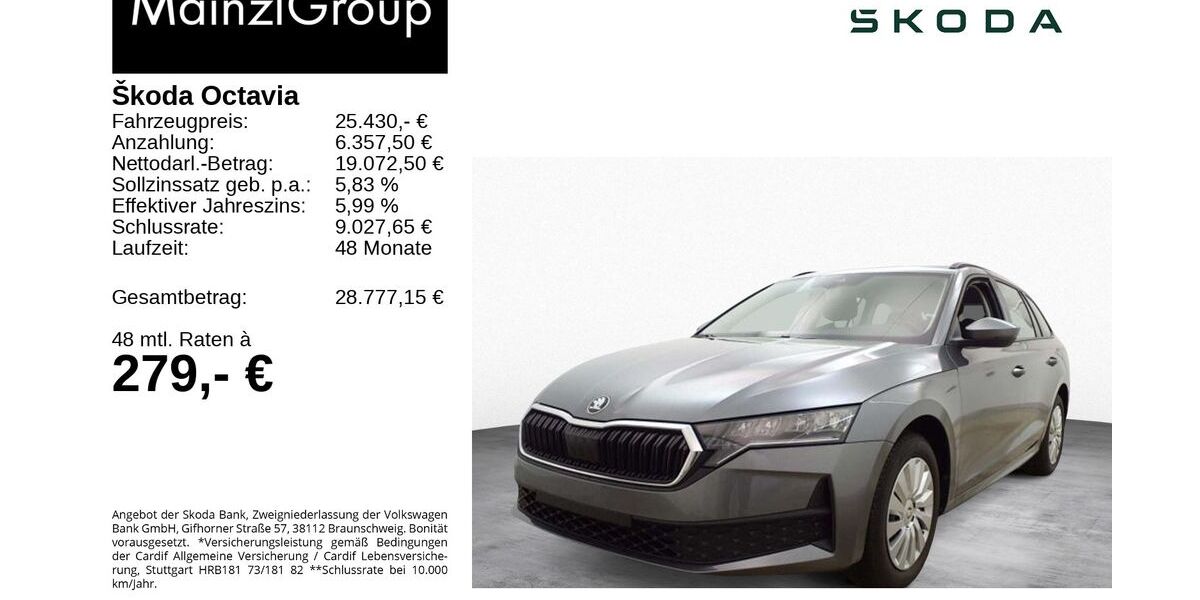 Skoda Octavia 15.680 km 25.430 &euro; Feldkirchen/Westerham 83620