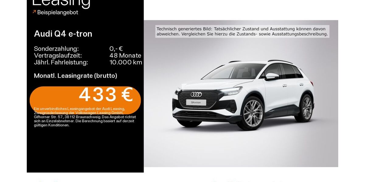 Audi Q4 e-tron 4.936 km 47.890 € Hofheim 65719