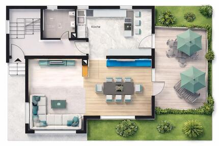 Haus Pforzheim Büchenbronn - 4.5 Zimmer, 170 m&sup2;, 2.000&euro; | Angebot:26227248