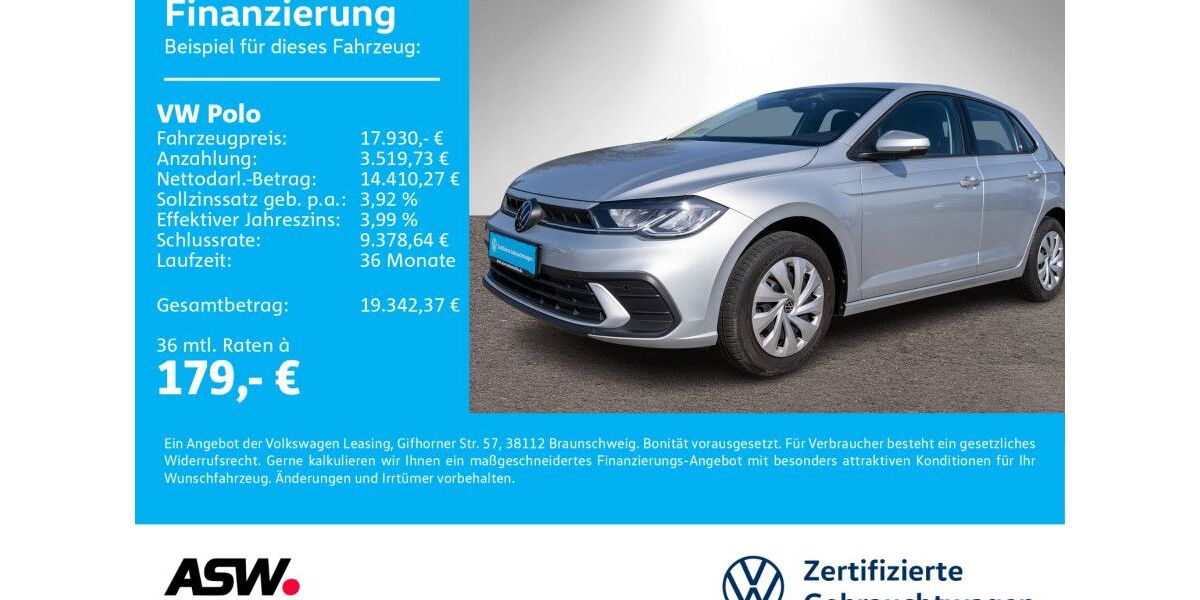 VW Polo 25.400 km 17.930 &euro; Bad Rappenau 74906