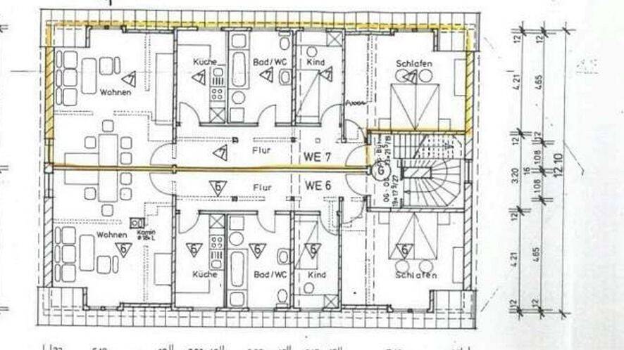 Etagenwohnung Altenberg - 3 Zimmer, 95 m&sup2;, 695&euro; | Angebot:26930662
