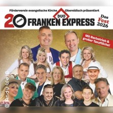 20 Jahre Duo Franken Express 25.04.2026 Mehrzweckhalle Hemhofen