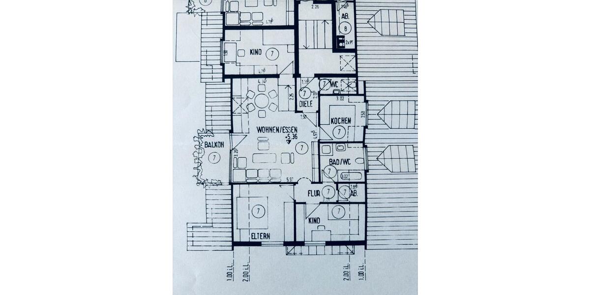 Dachgeschoßwohnung Weinstadt - 3 Zimmer, 114 m&sup2;, 475.000&euro; | Angebot:26678709