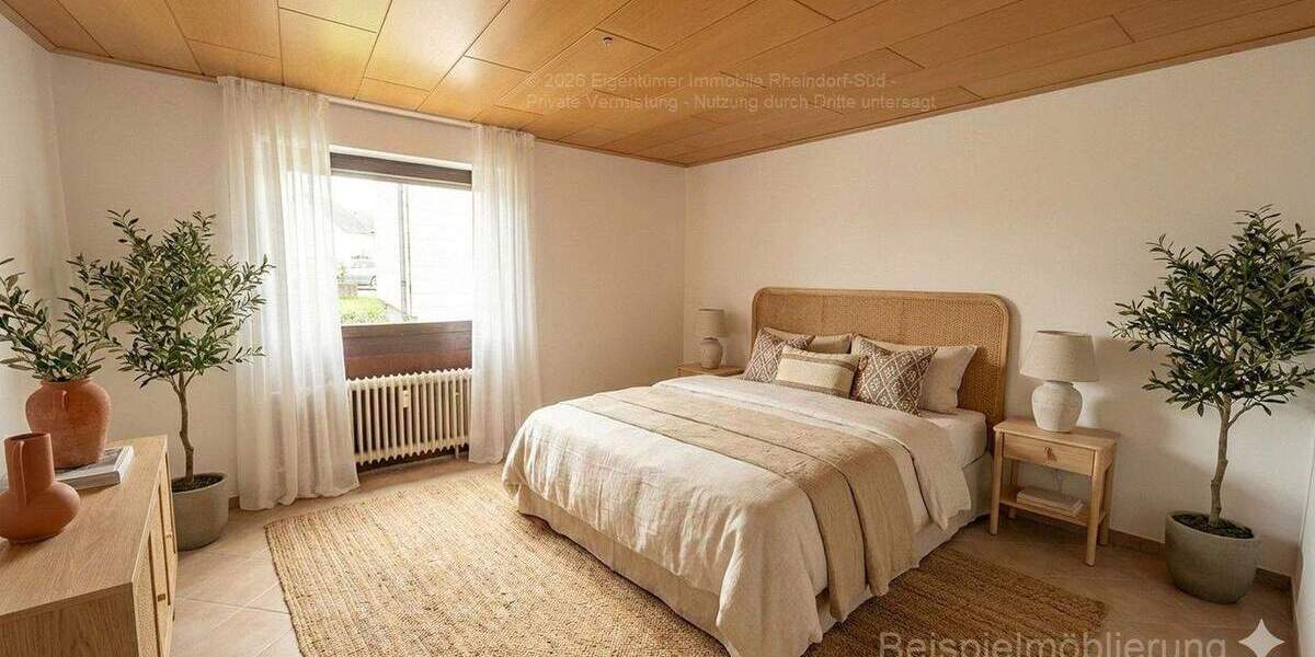 Etagenwohnung Leverkusen Rheindorf - 3 Zimmer, 75 m&sup2;, 940&euro; | Angebot:25073124