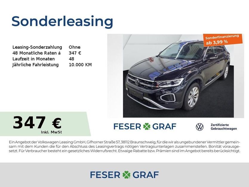 VW T-Roc 25.362 km 30.450 € Höchstadt an der Aisch 91315