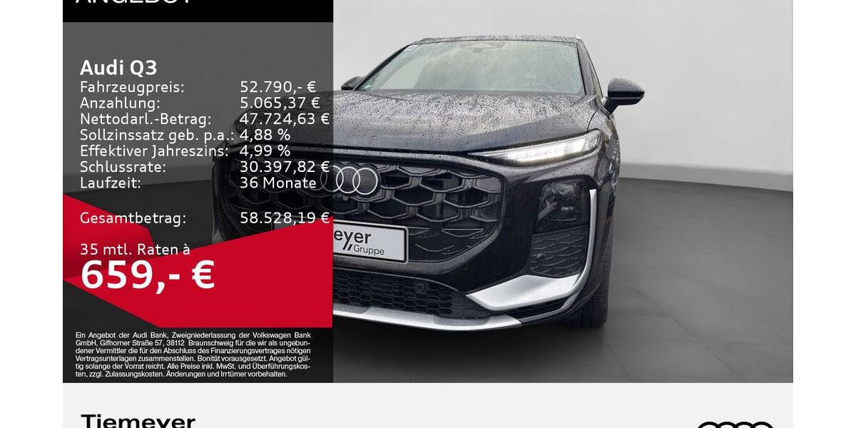 Audi Q3 1.050 km 47.680 &euro; Lüdenscheid 58511