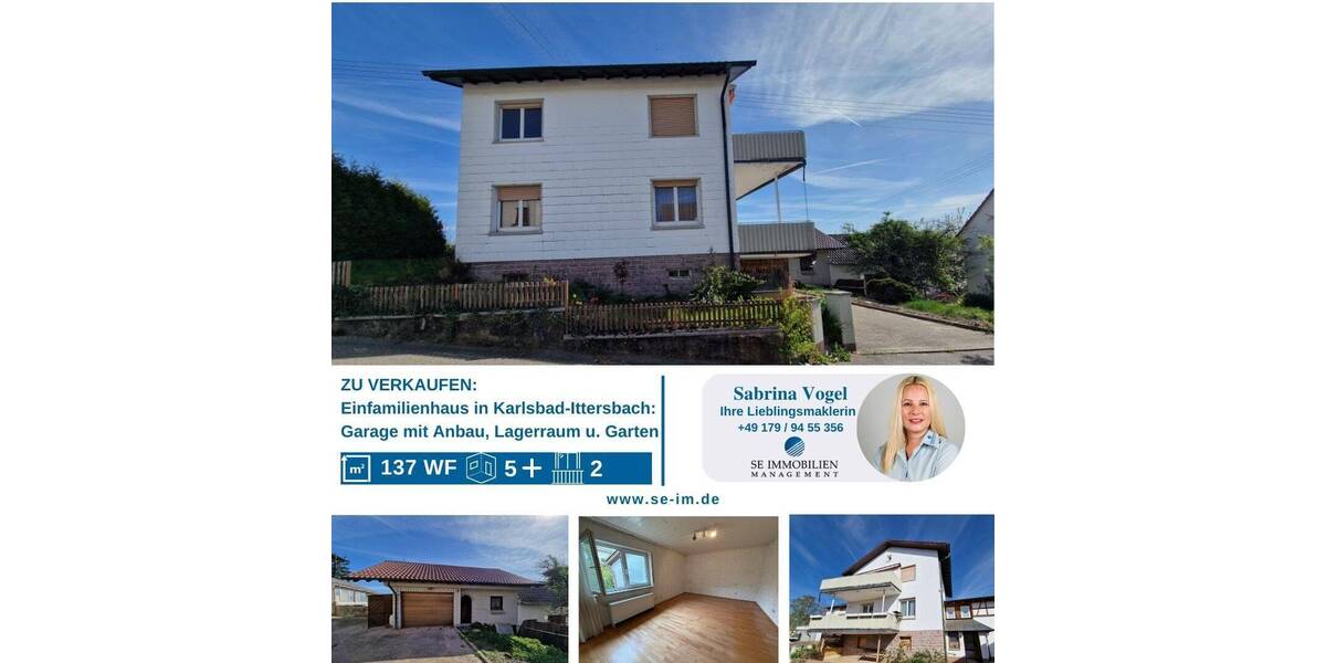 Potenzial ohne Ende! Großes Einfamilienhaus mit Werkstattgebäude, Garage & Garten 5 zimmer