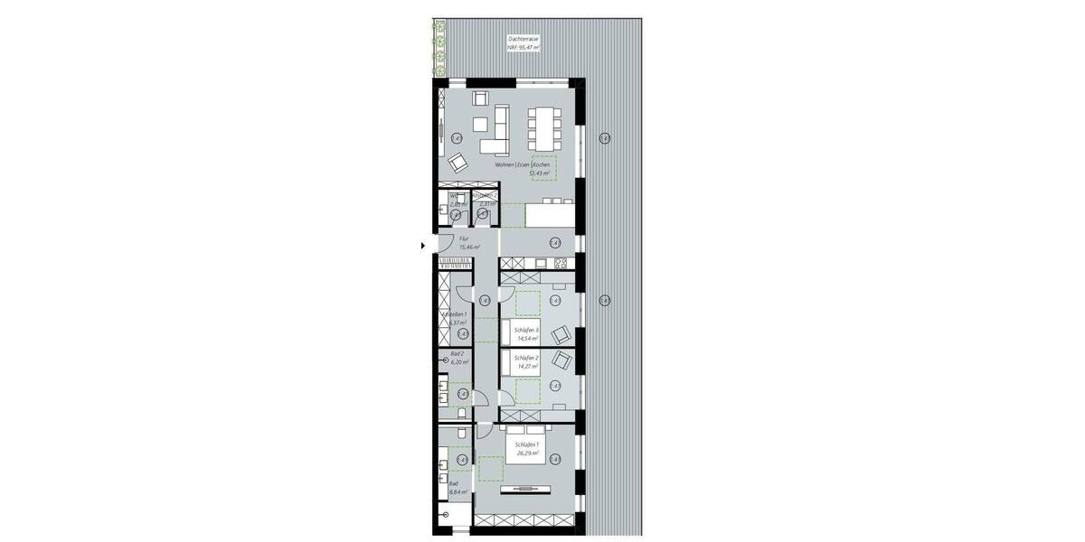 Etagenwohnung Schortens Heidmühle - 4 Zimmer, 196 m&sup2;, 800.000&euro; | Angebot:25738552