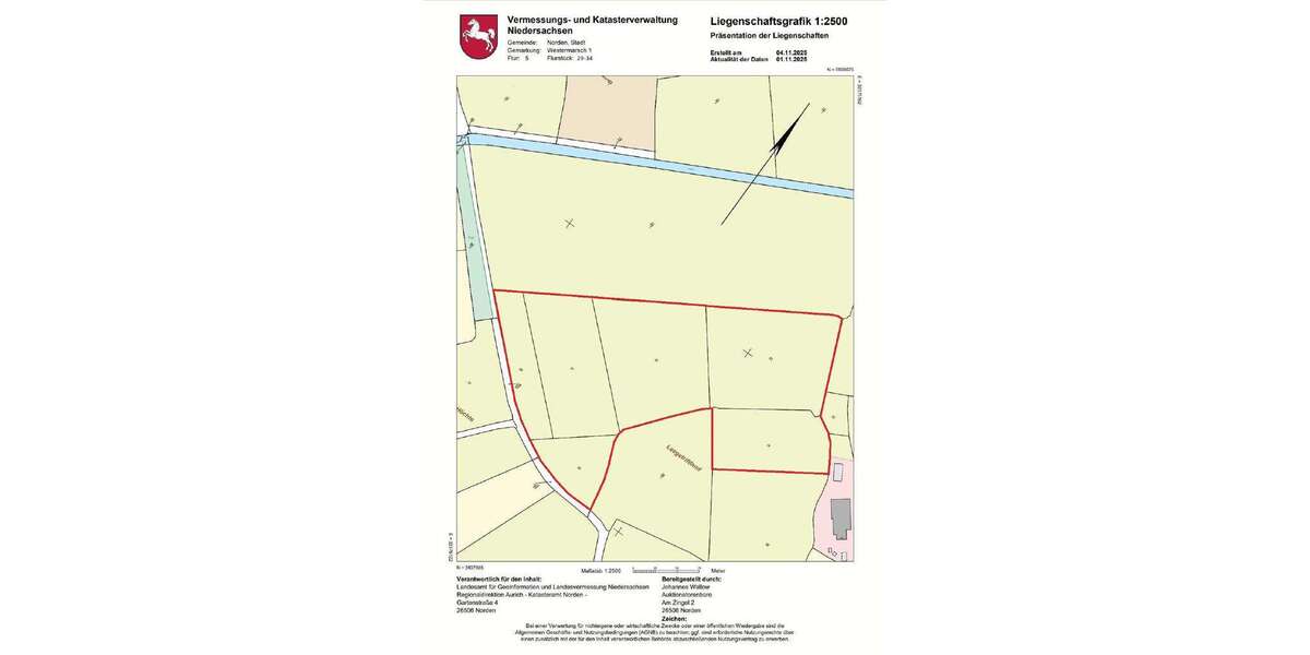 Grundstück in Norden 209.500 € 63468 m² zimmer