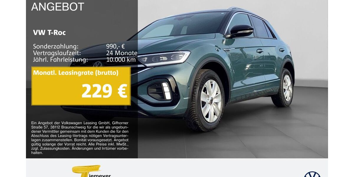 VW T-Roc 4.628 km 31.980 &euro; Herne 44653