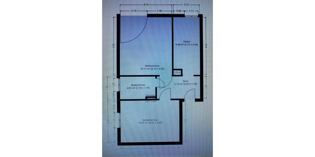 Hochparterre Memmingen - 2 Zimmer, 56 m&sup2;, 810&euro; | Angebot:26387121