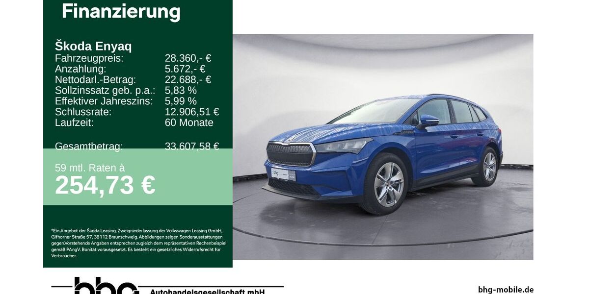 Skoda Enyaq 56.749 km 28.360 &euro; Balingen 72336