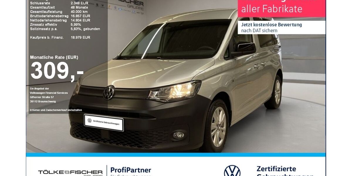 VW Caddy 78.074 km 18.979 &euro; Krefeld 47805