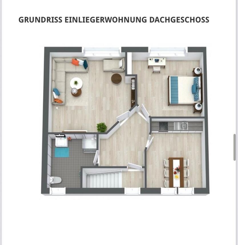 Ruhige Einliegerwohnung 75qm zimmer
