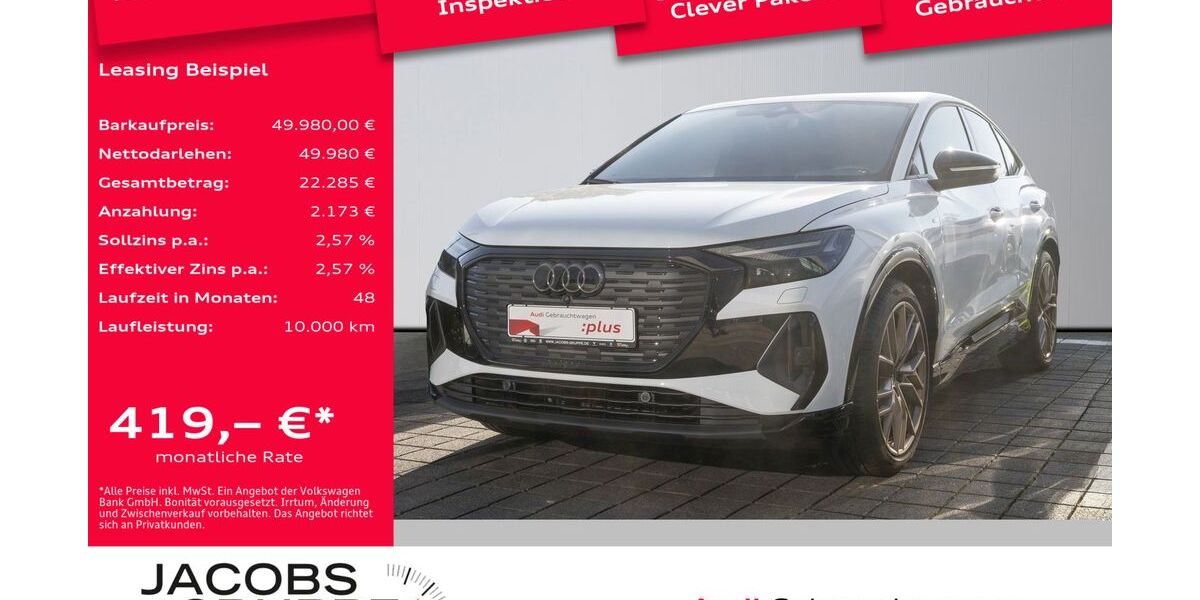 Audi Q4 e-tron 7.824 km 48.970 &euro; Mönchengladbach 41066