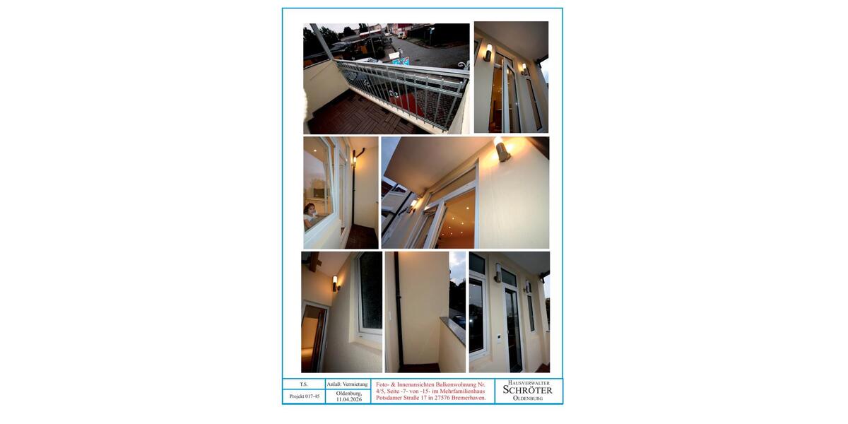 Etagenwohnung Bremerhaven - 5 Zimmer, 106 m&sup2;, 970&euro; | Angebot:26148722