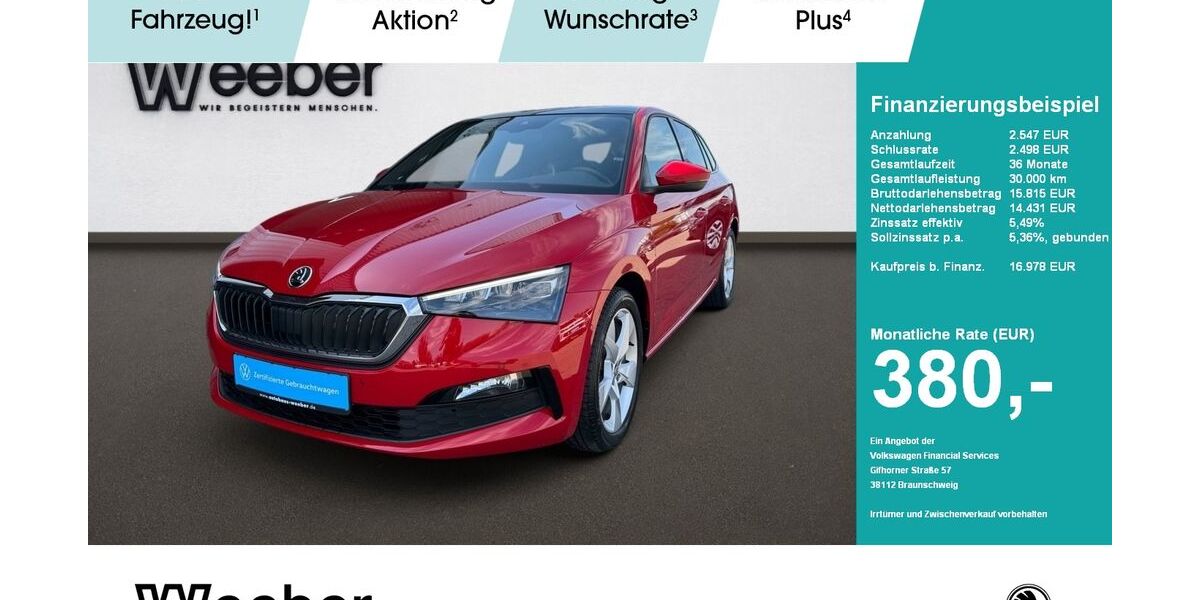 Skoda Scala 57.288 km 16.978 &euro; Calw 75365