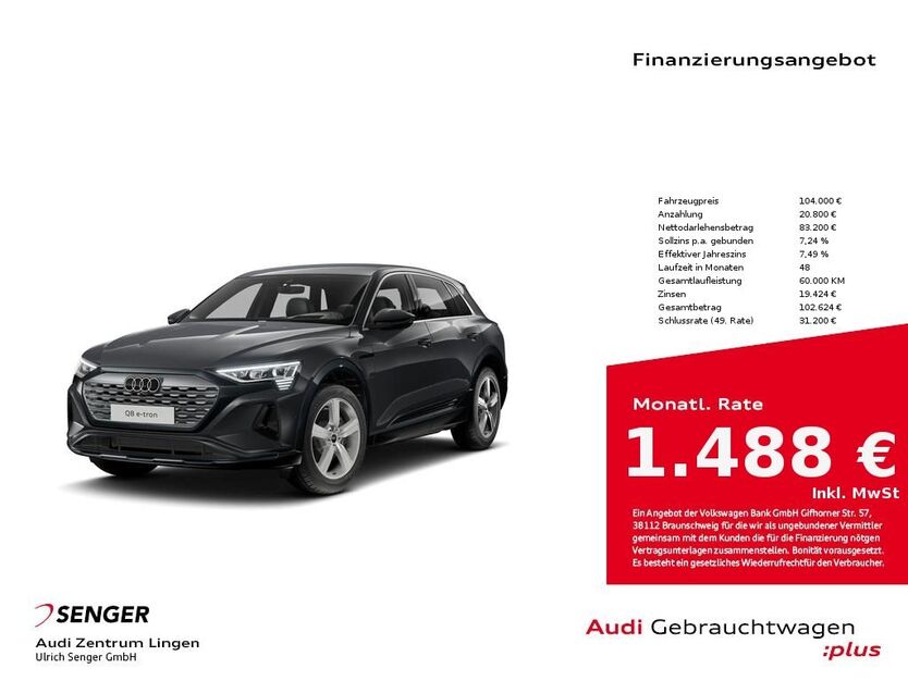 Audi Q8 e-tron 6.269 km 104.000 € Lingen 49809