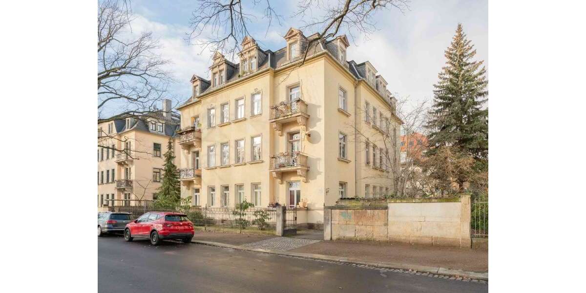 Etagenwohnung Dresden Striesen - 2 Zimmer, 50 m&sup2;, 428&euro; | Angebot:27126388