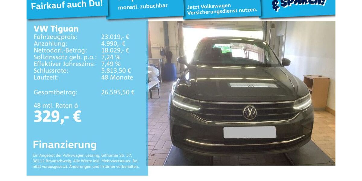 VW Tiguan 68.883 km 22.789 &euro; Mannheim 68309