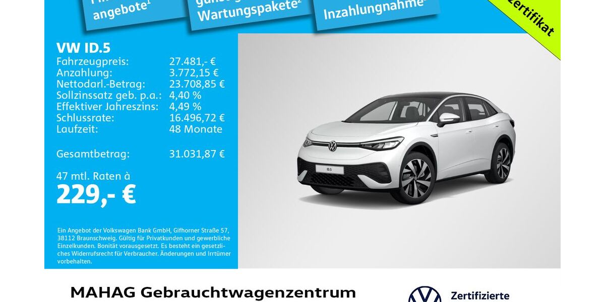 VW ID.5 35.398 km 27.481 &euro; München 80935