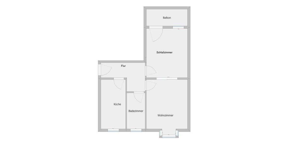 Etagenwohnung Nürnberg Gärten bei Wöhrd - 2 Zimmer, 55 m&sup2;, 229.000&euro; | Angebot:27120288
