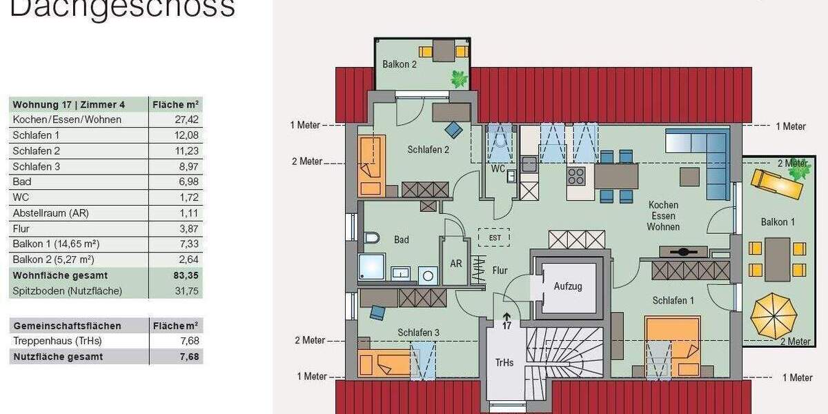 Etagenwohnung Pleinfeld Ramsberg - 3 Zimmer, 417.500&euro; | Angebot:26029707