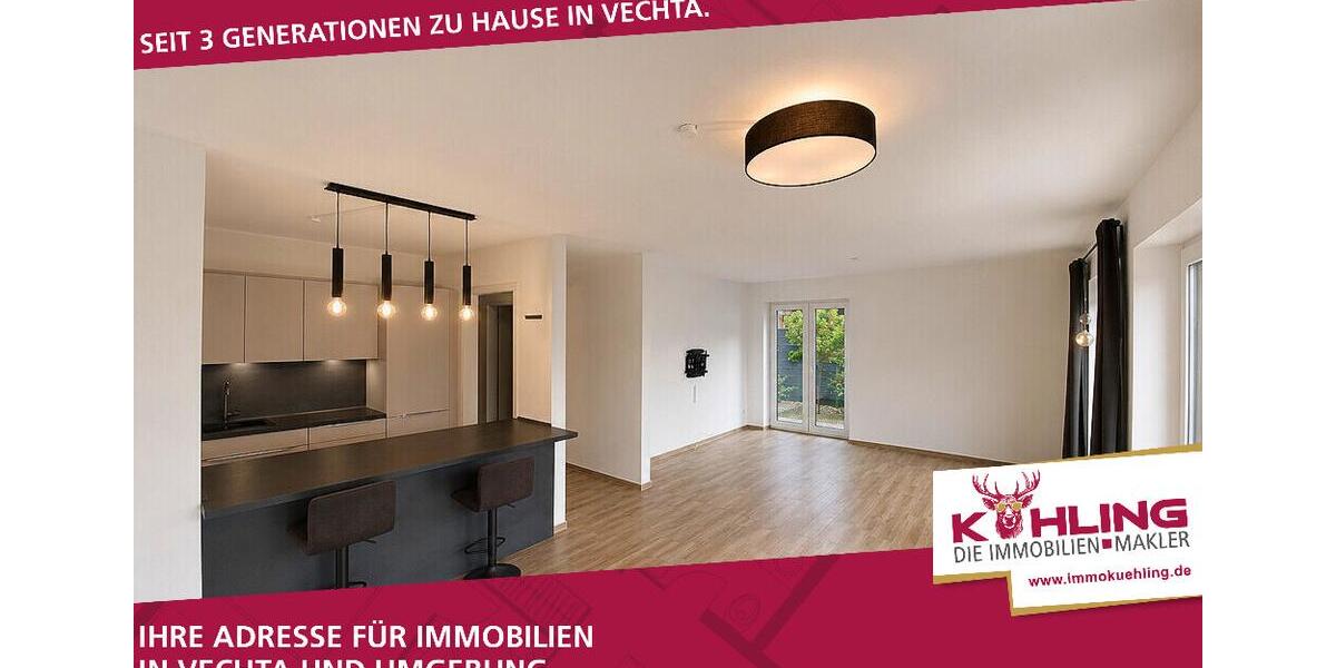 Etagenwohnung Vechta - 4 Zimmer, 99 m&sup2;, 960&euro; | Angebot:26588416