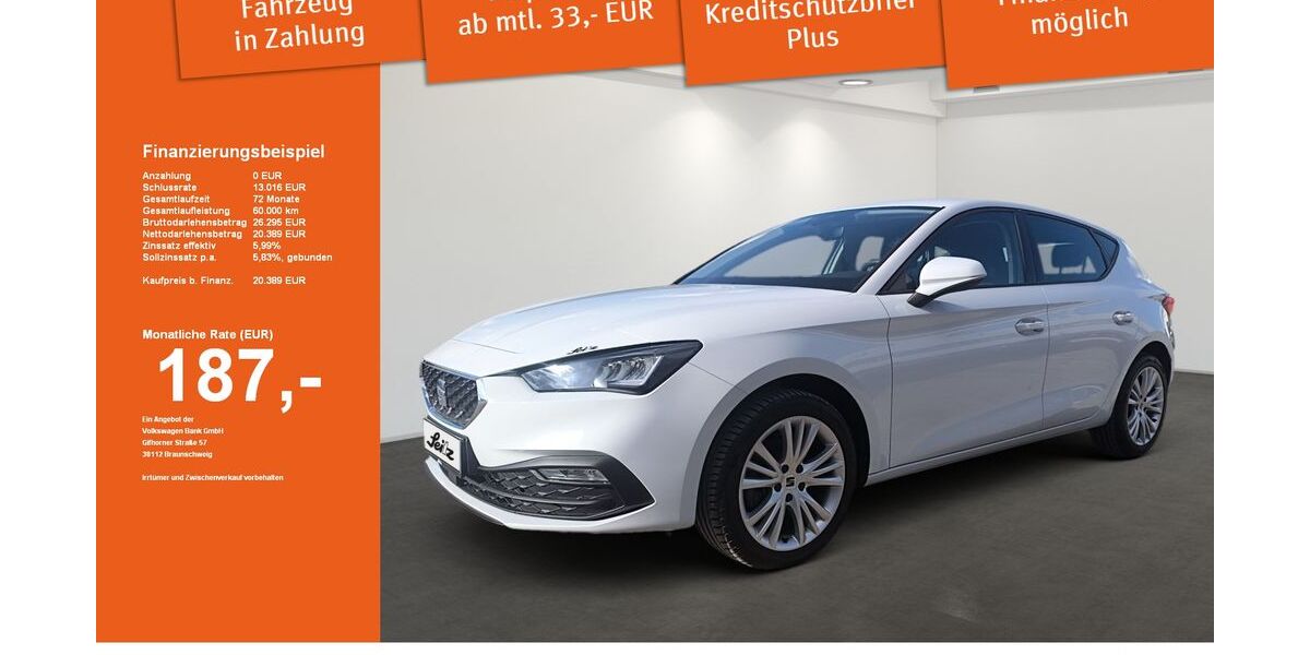 Seat Leon 16.000 km 20.389 &euro; Memmingen 87700