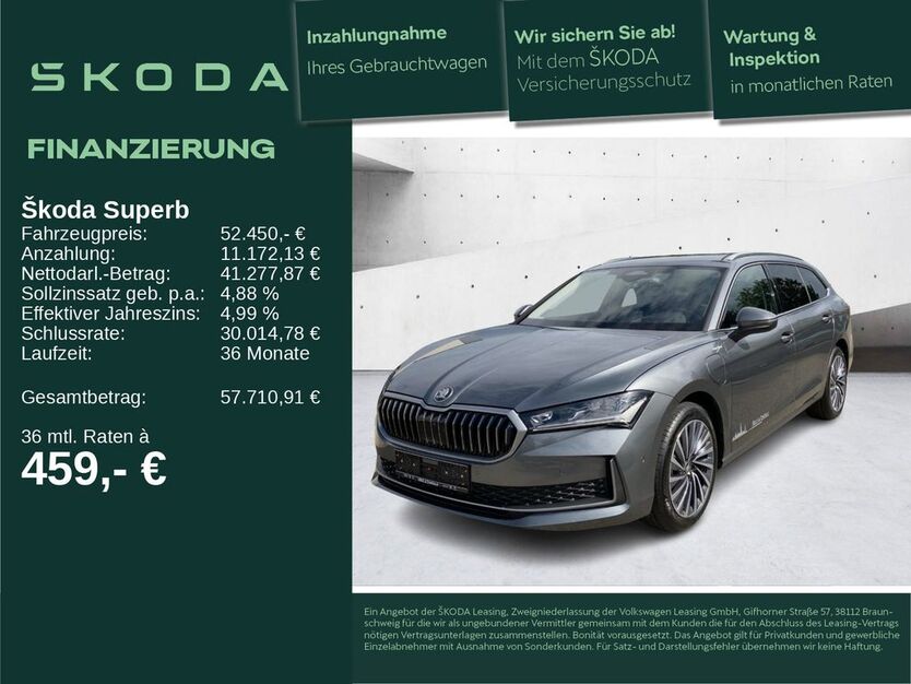 Skoda Superb 3.001 km 52.450 € Neu-Ulm 89231