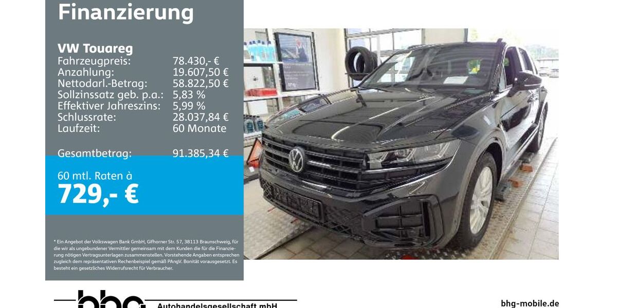 VW Touareg 18.344 km 78.430 &euro; Rottweil 78628