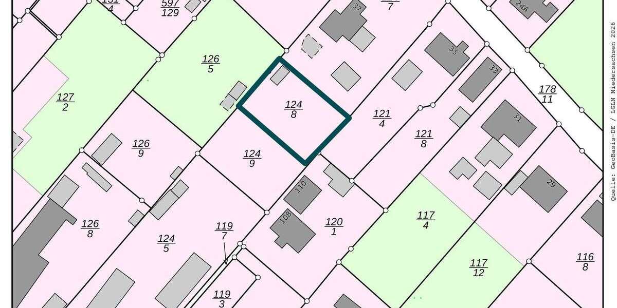 Grundstück zu verkaufen in Hemmoor 48.000 € 580 m² zimmer