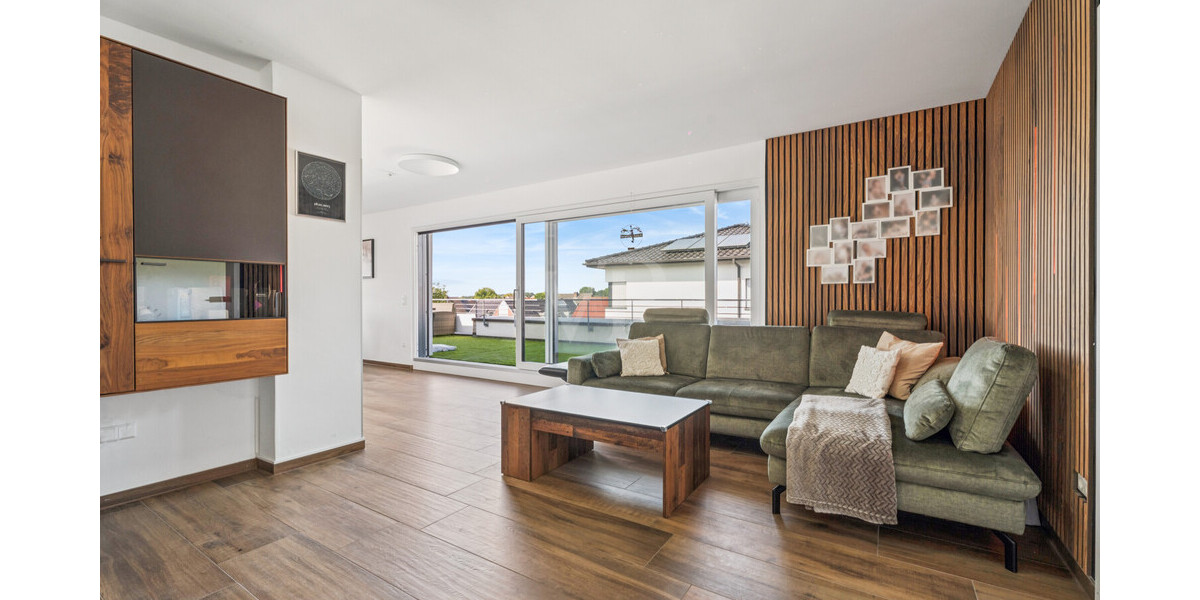 Sundowner auf der Dachterrasse genießen? - Neuwertige Penthousewohnung mit zwei Stellplätzen - Einfamilienhaus Hörstel Hörstel | Angebot:26659002