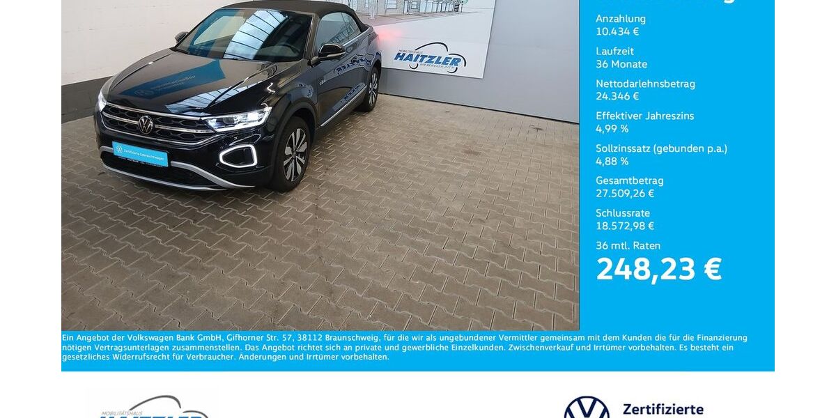 VW T-Roc 4.500 km 34.780 &euro; Gernsbach 76593