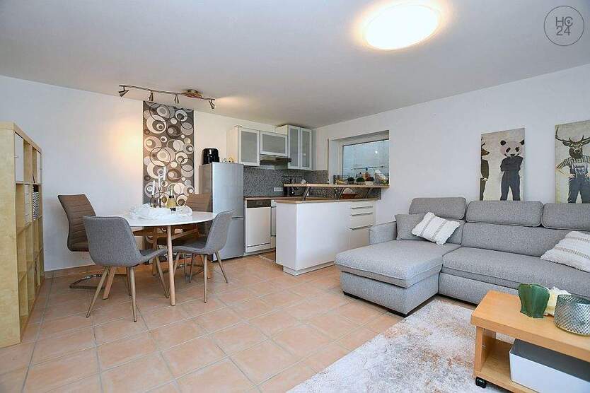 Helle, voll möblierte Einliegerwohnung mit Terrasse in Waiblingen Hegnach 2 zimmer