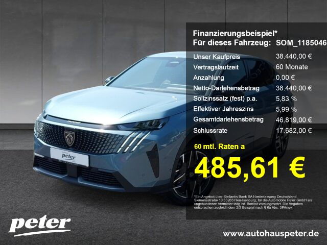 Peugeot 3008 3.500 km 38.440 € Osterode 37520