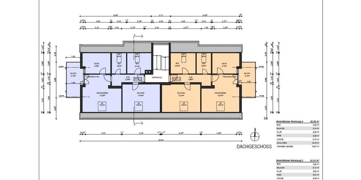 Dachgeschoßwohnung Hallstadt - 3 Zimmer, 63 m&sup2;, 245.000&euro; | Angebot:26767575