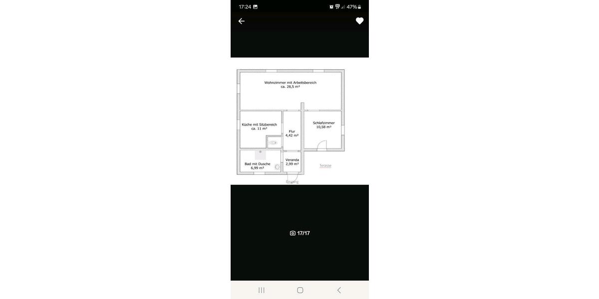 Bungalow Murchin - 2 Zimmer, 65 m&sup2;, 35.000&euro; | Angebot:27085129