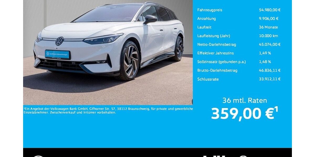 VW ID.7 27.768 km 54.980 &euro; Trier 54292