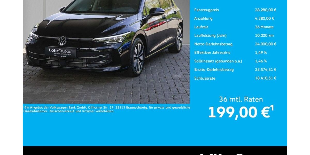 VW Golf 26.990 km 28.280 &euro; Koblenz 56076