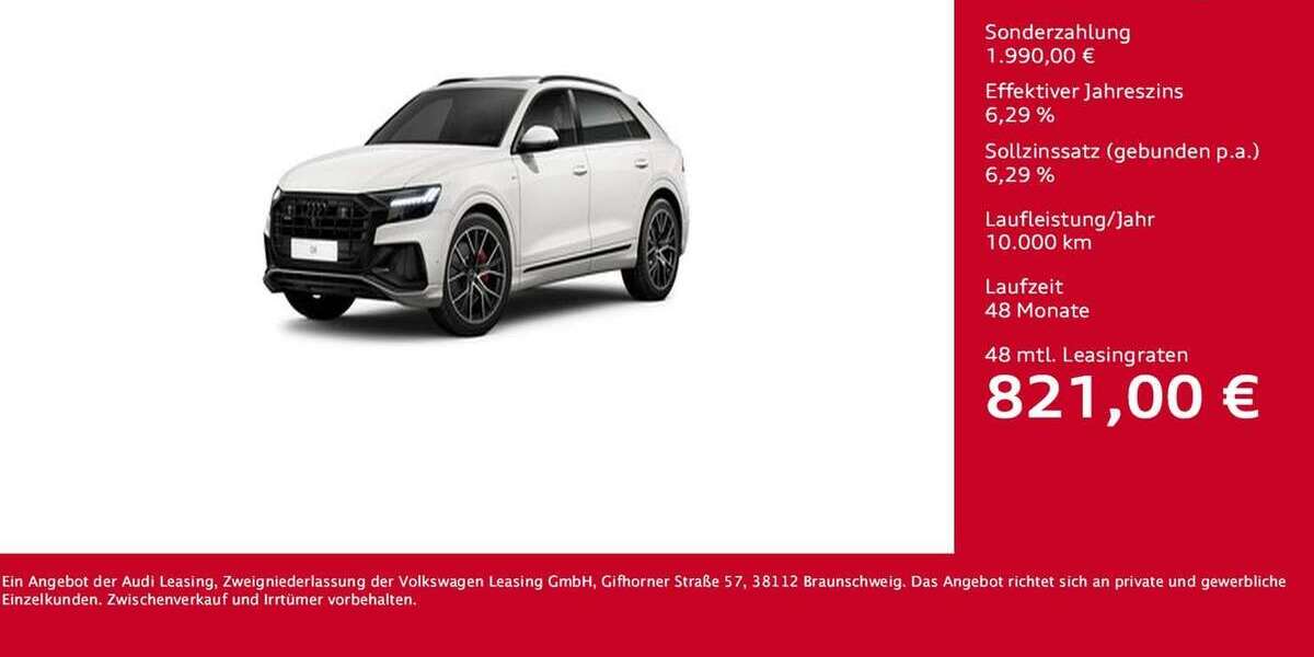 Audi Q8 82.869 km 63.700 &euro; Dortmund 44143