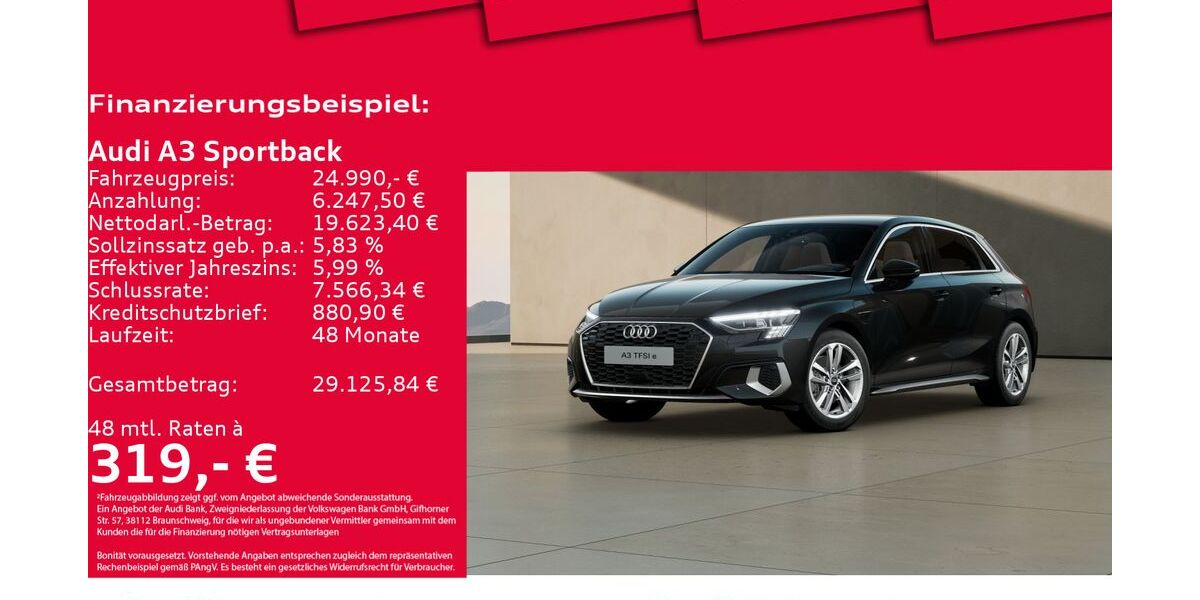 Audi A3 58.314 km 24.990 &euro; Hannover 30179
