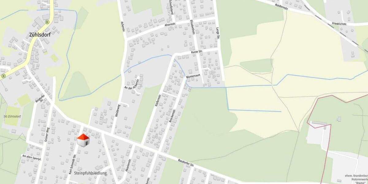 Bungalow, unterkellert, in Zühlsdorf bei Oranienburg 3 zimmer