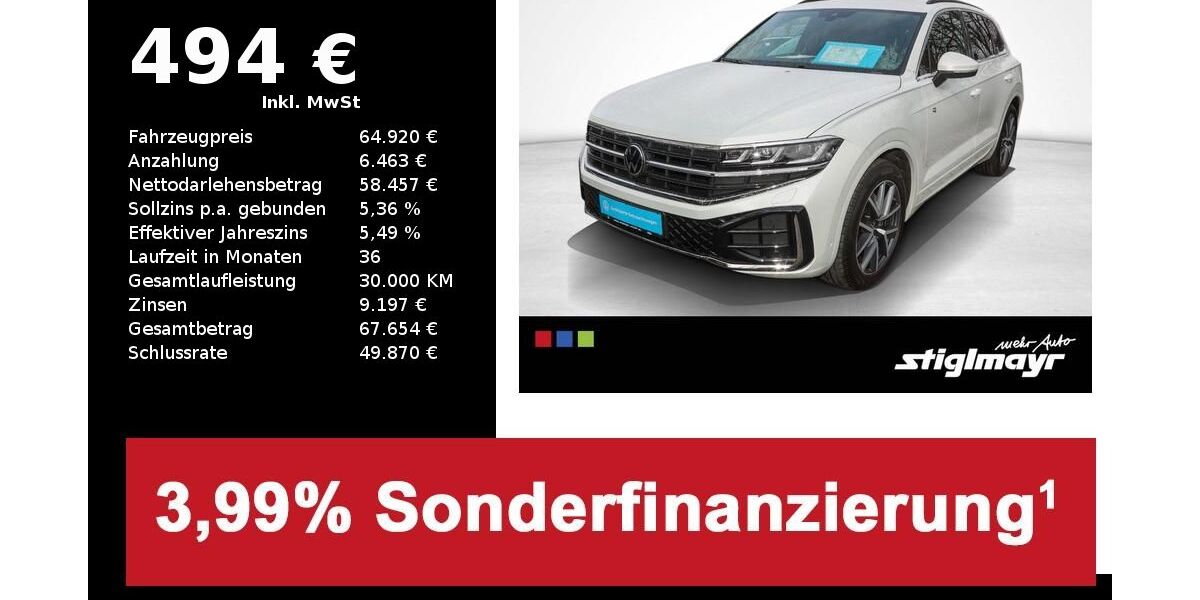 VW Touareg 7.527 km 64.920 &euro; Hilpoltstein 91161