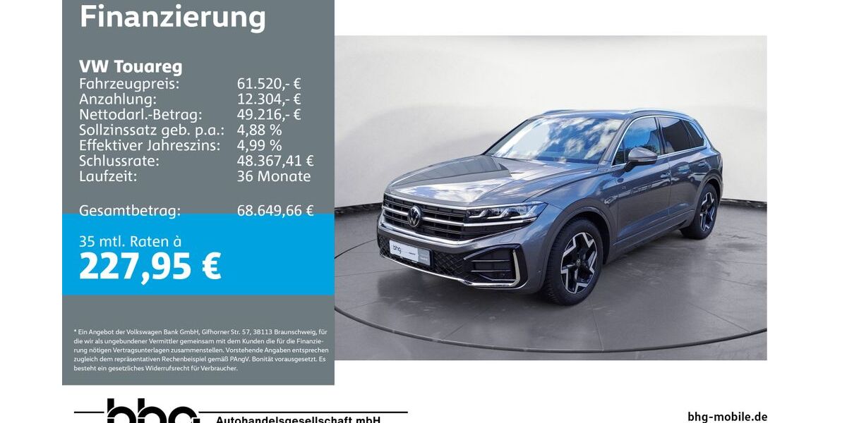 VW Touareg 25.739 km 61.520 &euro; Reutlingen 72770