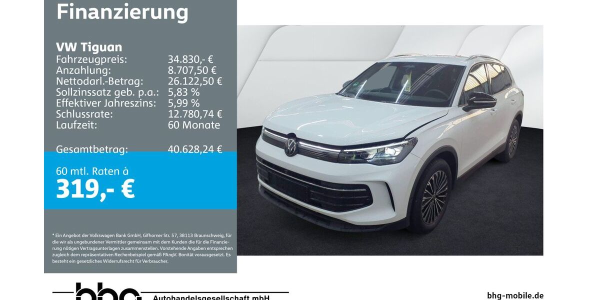 VW Tiguan 26.343 km 34.830 &euro; Rottweil 78628