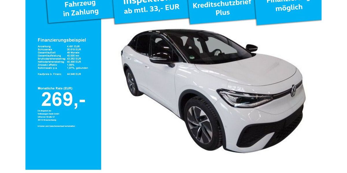 VW ID.5 17.215 km 44.848 &euro; Kempten 87437